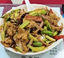 Stir-fried celery with pork