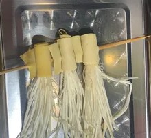 Rolled Tofu Skin with Enoki Mushrooms