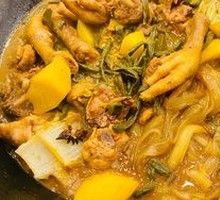 Braised Chicken and Pork Rib Pot