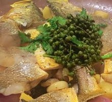 Steamed Yellow Croaker with Spicy Pepper Sauce