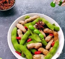 Spiced Peanut and Edamame Mix
