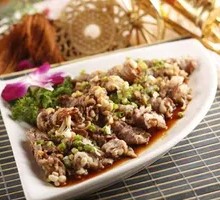 Beef and Enoki Mushroom