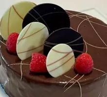 Hazelnut Chocolate Mousse Cake