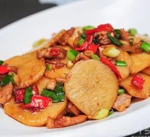 Stir-fried Pork with Potato Rice Bowl