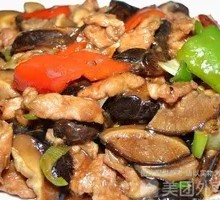 Shiitake Mushroom and Pork Slices