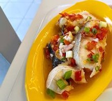 Spicy Chopped Pepper Fish Cubes