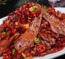 Spicy Duck Head and Chicken Wings