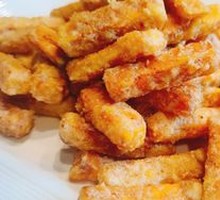 Salted Egg Yolk Baked Pumpkin