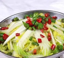 Spicy Pot-Braised Baby Bok Choy