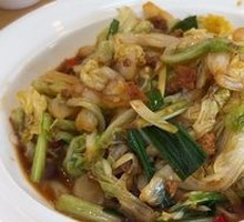 Stir-fried Napa Cabbage with Pork Drippings