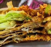 Strange Meat Floss Pancake