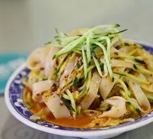 Pan-fried Pancake with Cold Noodles