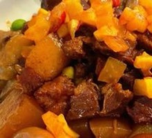 Braised Pork with Cabbage Rice