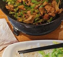 Stir-fried Pork with Long Green Chili Rice