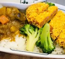 Golden Pork Cutlet Rice
