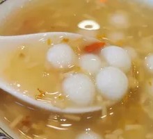 Red Bean Wine Rice Balls
