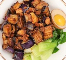 Eggplant and Minced Pork Rice