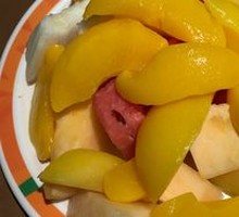 Mango Peach Yogurt Fruit Mix