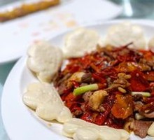 Small Portion Big Plate Chicken