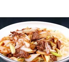 Scallion Stir-Fried Meat Noodles