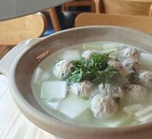 Perilla Chicken Meatball Soup