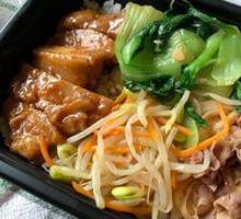 Teriyaki Chicken and Beef Bowl