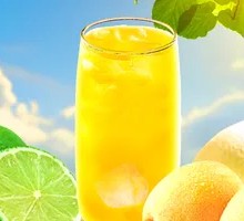 Quince and Citrus Sparkling Drink