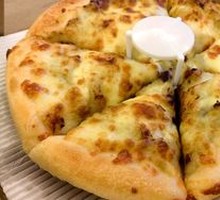 Durian Pizza with Burst Fruit