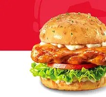 Signature Secret-Recipe Chicken Burger