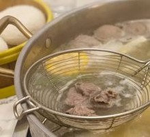 Hand-Made Beef Meatball Hot Pot