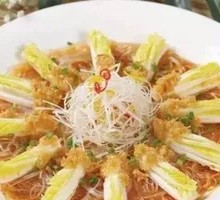 Minced Pork with Vermicelli and Baby Bok Choy