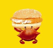 Premium Crab Roe Burger