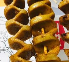 Grilled Wheat Gluten Skewers