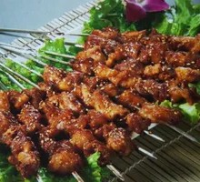 Fried Lamb Skewers