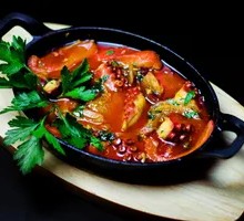 Grilled Squid on Iron Plate