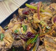 Spicy Stir-Fried Chicken Frames