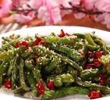 Stir-Fried Green Beans with Rice