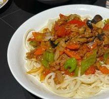 Fried Meat Noodles