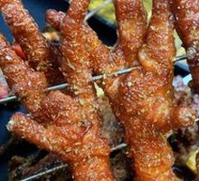 Braised Chicken Feet with Tiger Skin
