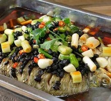 Stir-fried Grass Carp with Fermented Black Beans