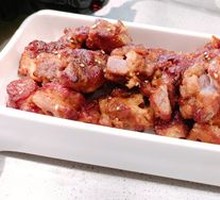 Grilled Pork with Large Skewers