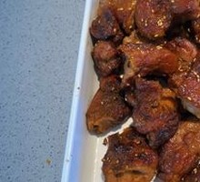 Grilled Pork with Large Skewers