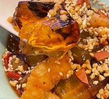 Brown Sugar Glutinous Rice Balls with Ice Jelly