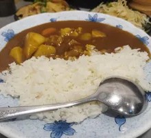 Char siu curry rice