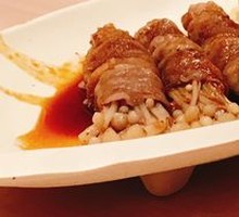 <金针菇牛肉卷>