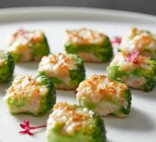 Mustard-Scented Orchid Stuffed Shrimp Paste