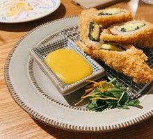 Pork Cheese Basil Roll