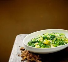 Taro Oil Bok Choy Stew with Potatoes