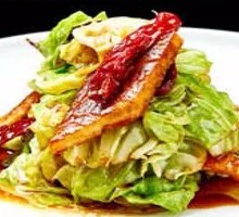 Cabbage Stir-Fried with Naan