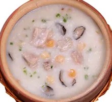 Dried Scallop and Pork Rib Porridge
